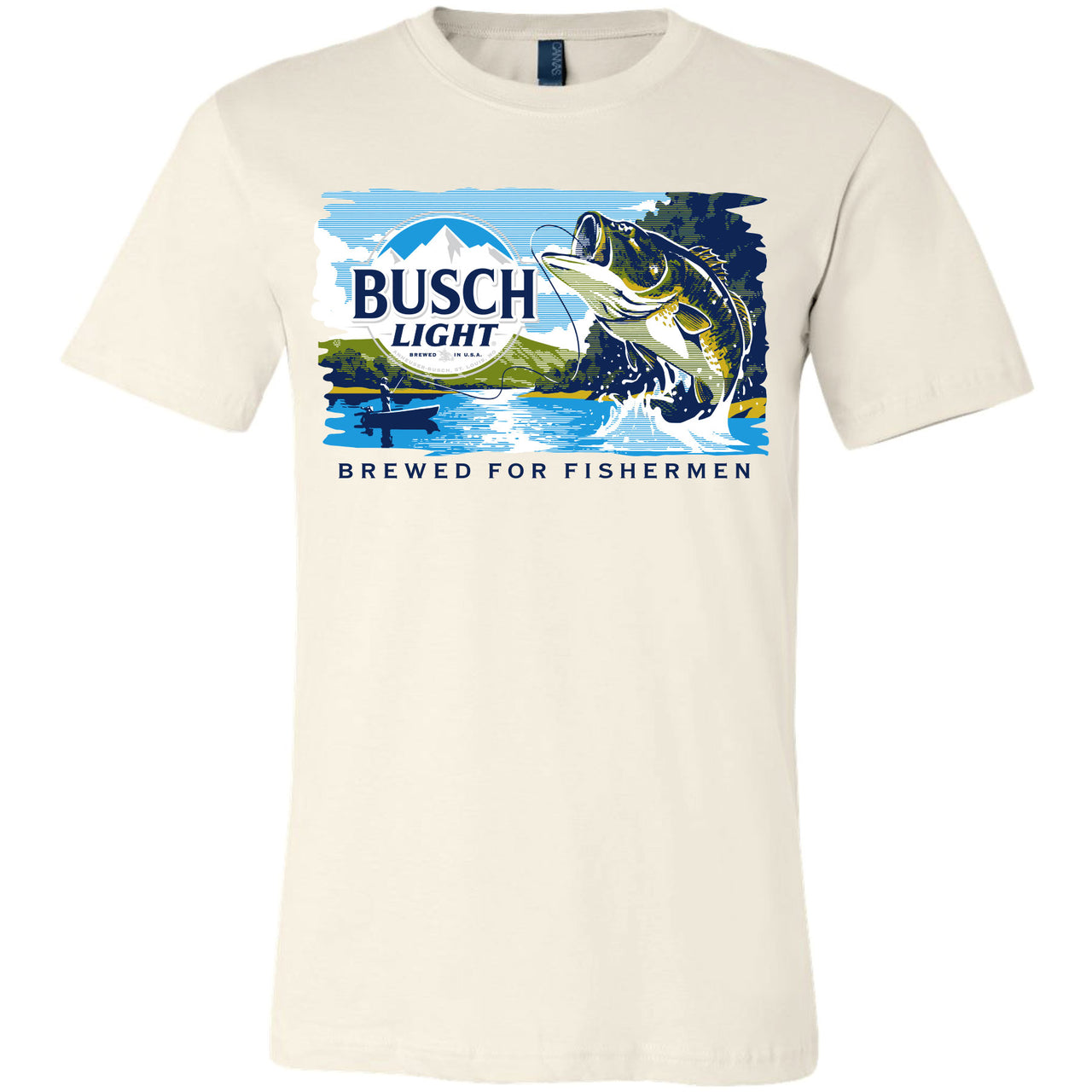 Busch Light - Bass Fishing Label T-shirt