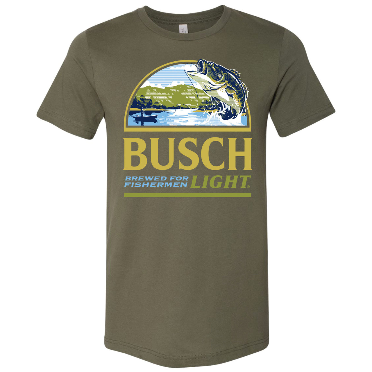 Busch Light - Scenic Bass Fishing T-shirt