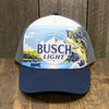 Busch Light Hat - Busch Light Fishing Hat - Foam Trucker Hat - Snapback Hat