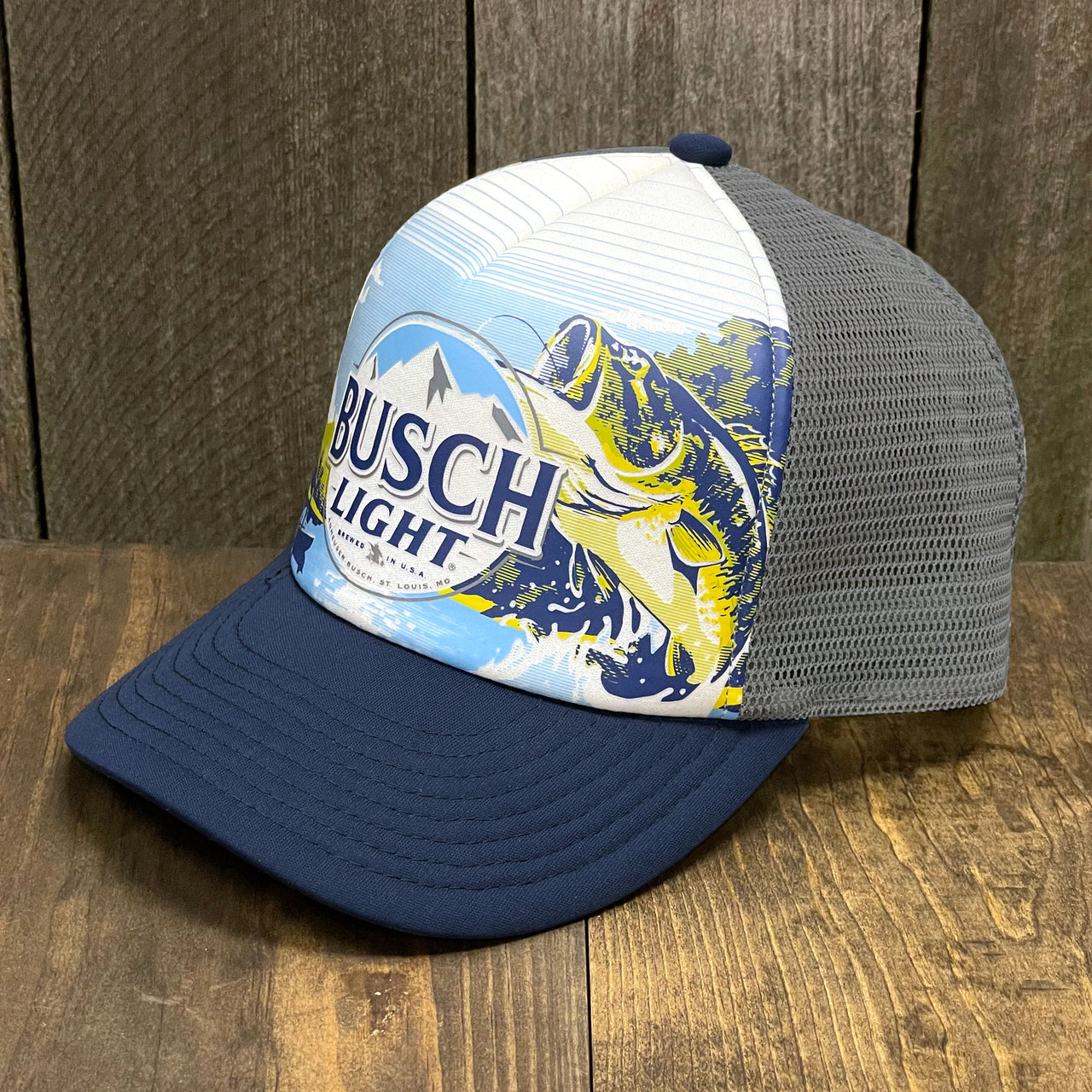Busch Light - Foam Trucker Fishing Hat - Snapback