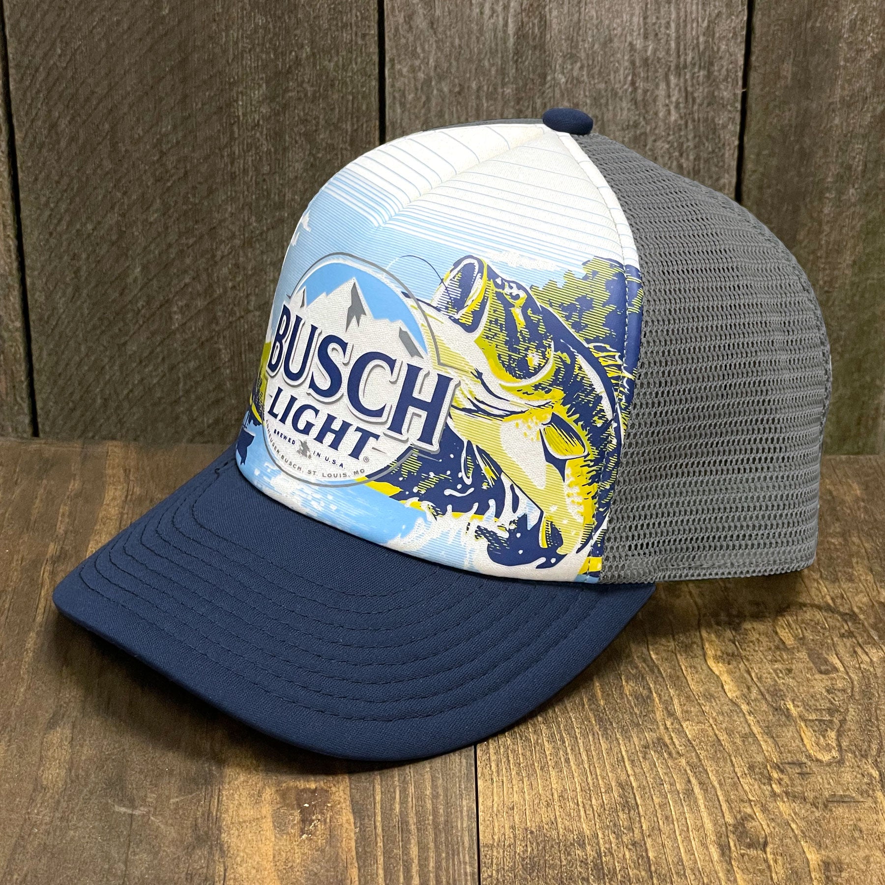 Busch Light Hat - Busch Light Fishing Hat - Foam Trucker Hat