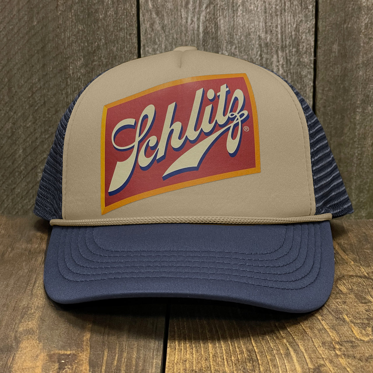 Schlitz Hat - Schlitz Logo - Foam Trucker Hat - Snapback Hat