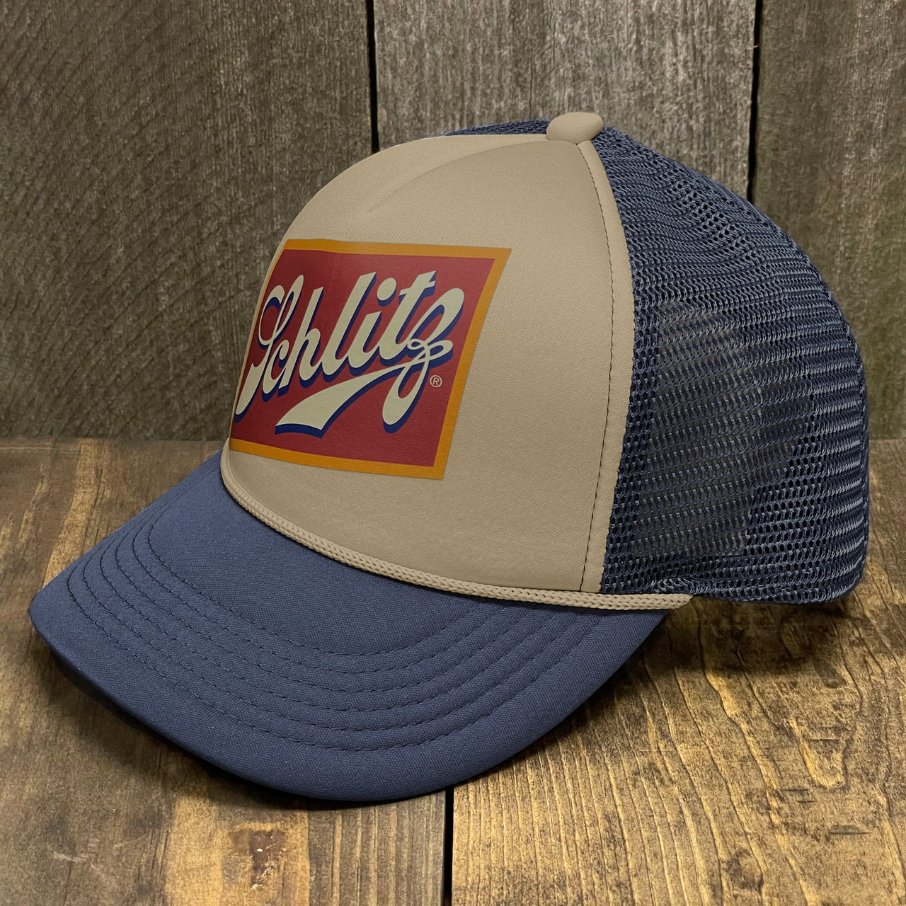Schlitz Logo Jump Foam Trucker Hat
