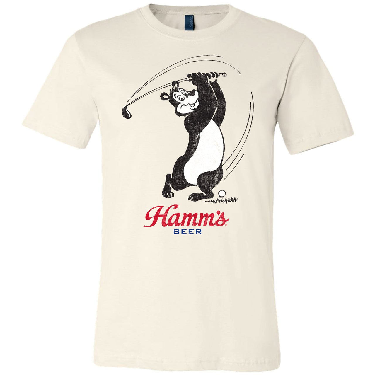 Hamm's - Hamm's Bear - Golf Practice Swing T-shirt