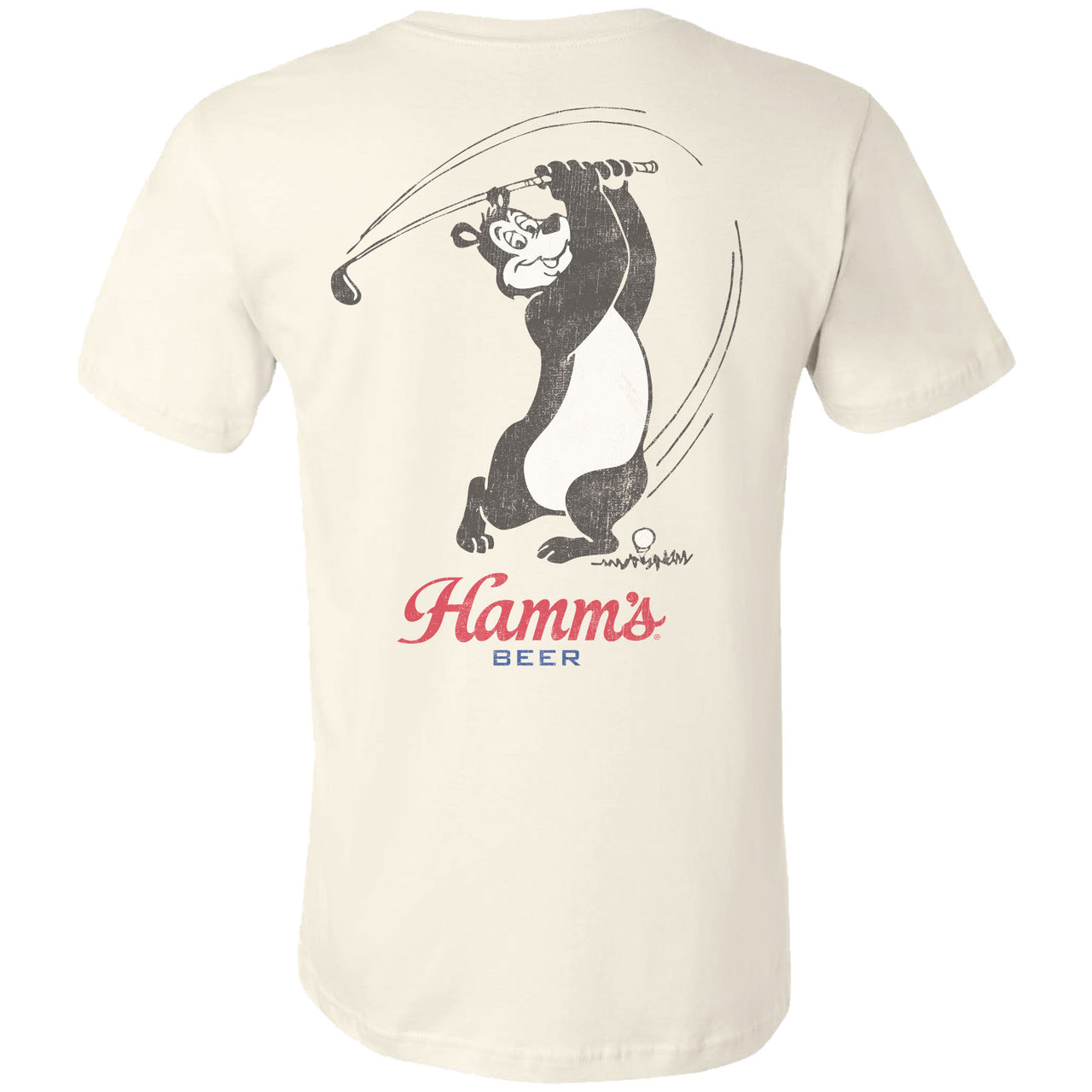 Hamm's - Hamm's Bear - Golf Practice Swing 2-sided T-shirt