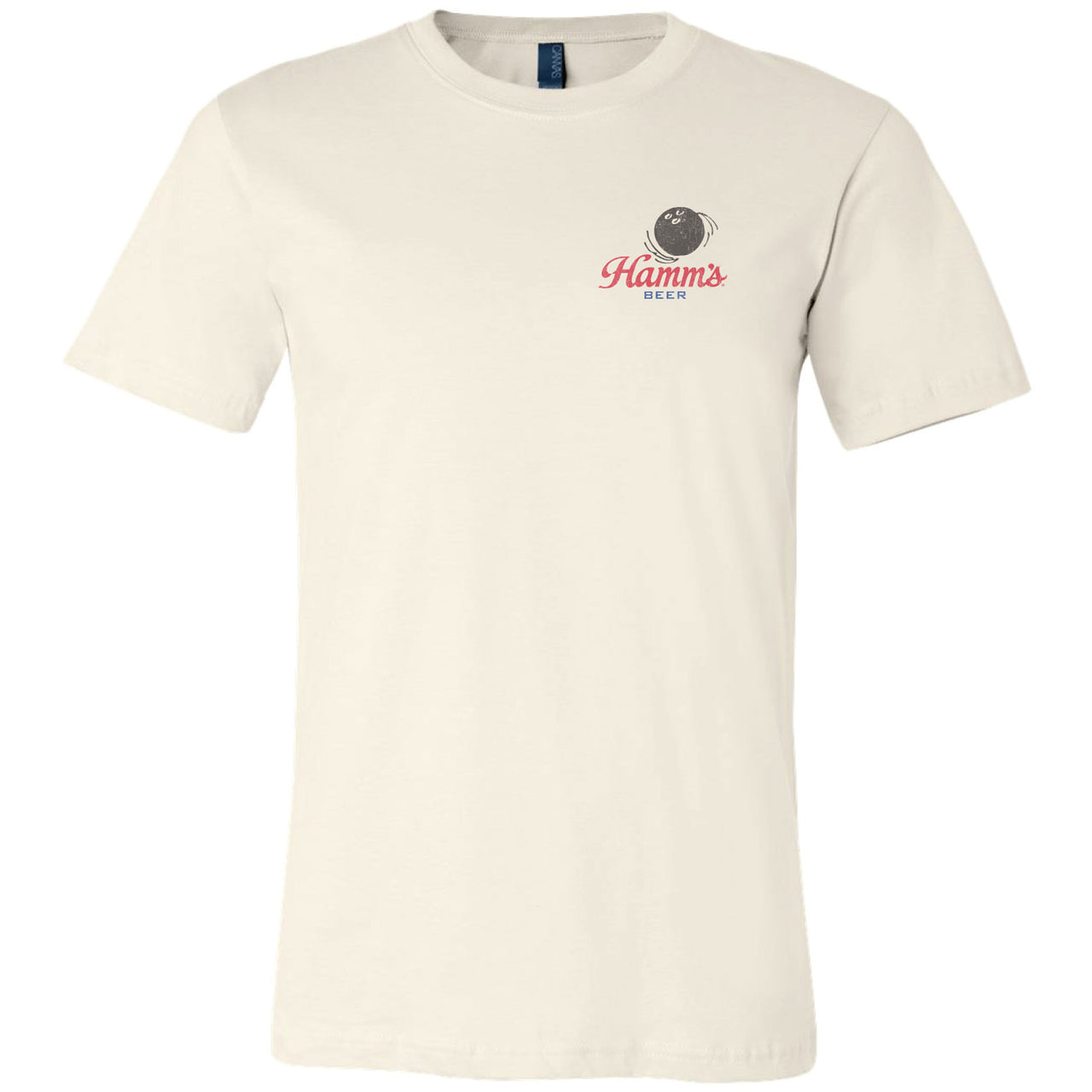 Hamm's - Hamm's Bear - Bowling Perfect Strike Ringer 2-sided T-shirt