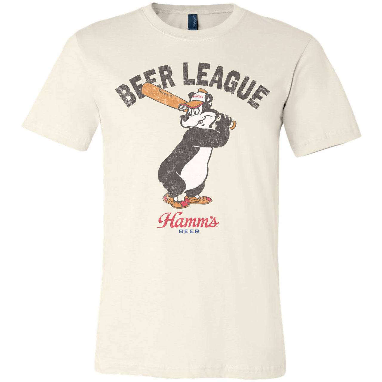 Hamm's - Hamm's Bear Baseball - Beer League Batters Up T-shirt