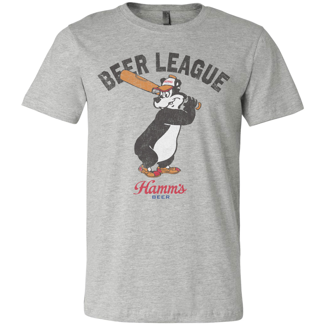 Hamm's - Hamm's Bear Baseball - Beer League Batters Up T-shirt