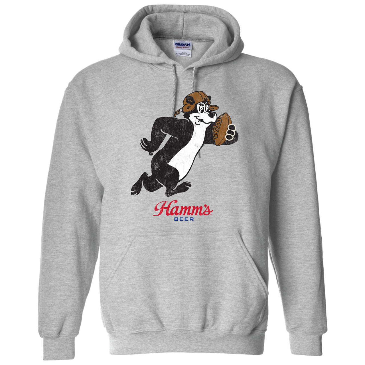 Hamm's - Hamm's Bear - Football Run Play Hoodie