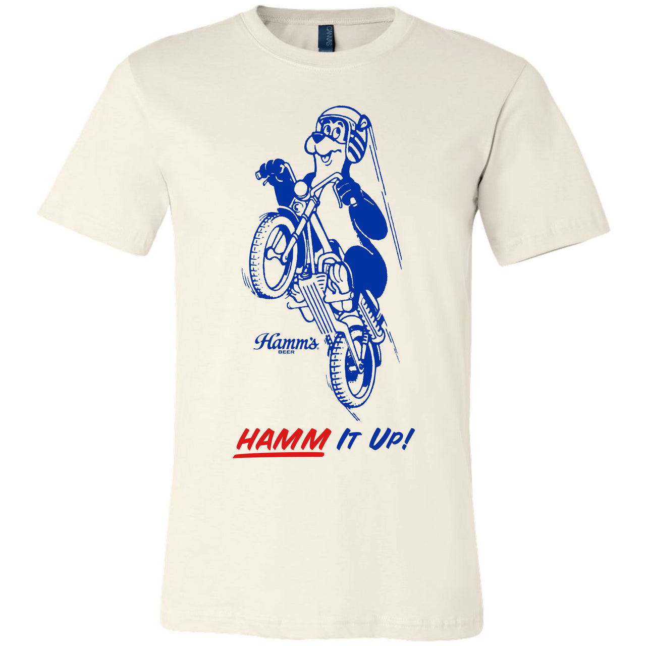 Hamm's - Hamm's Bear - Bear Motorcycle T-shirt