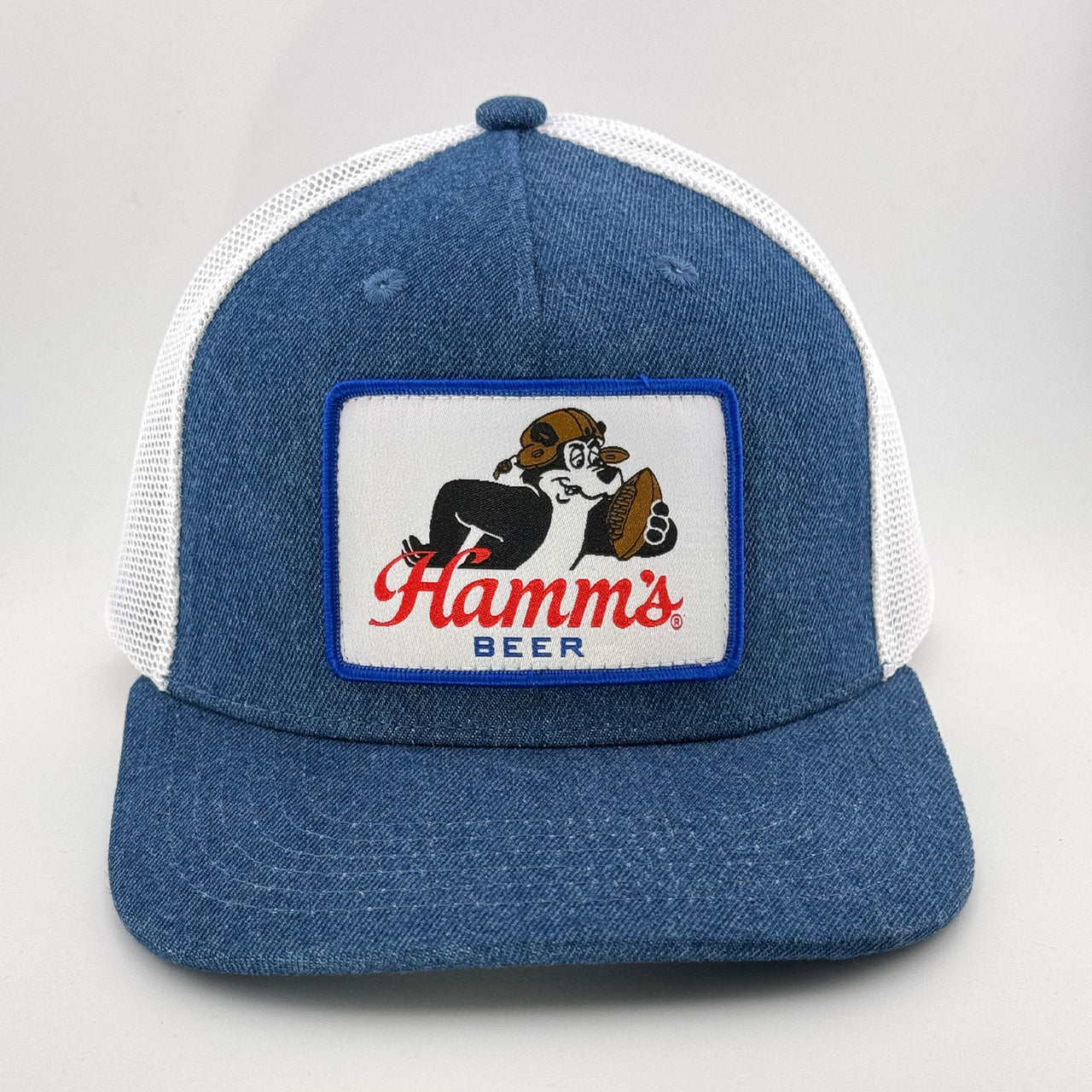 Hamm's - Hamm's Bear Football Run Play - Denim Snapback Hat
