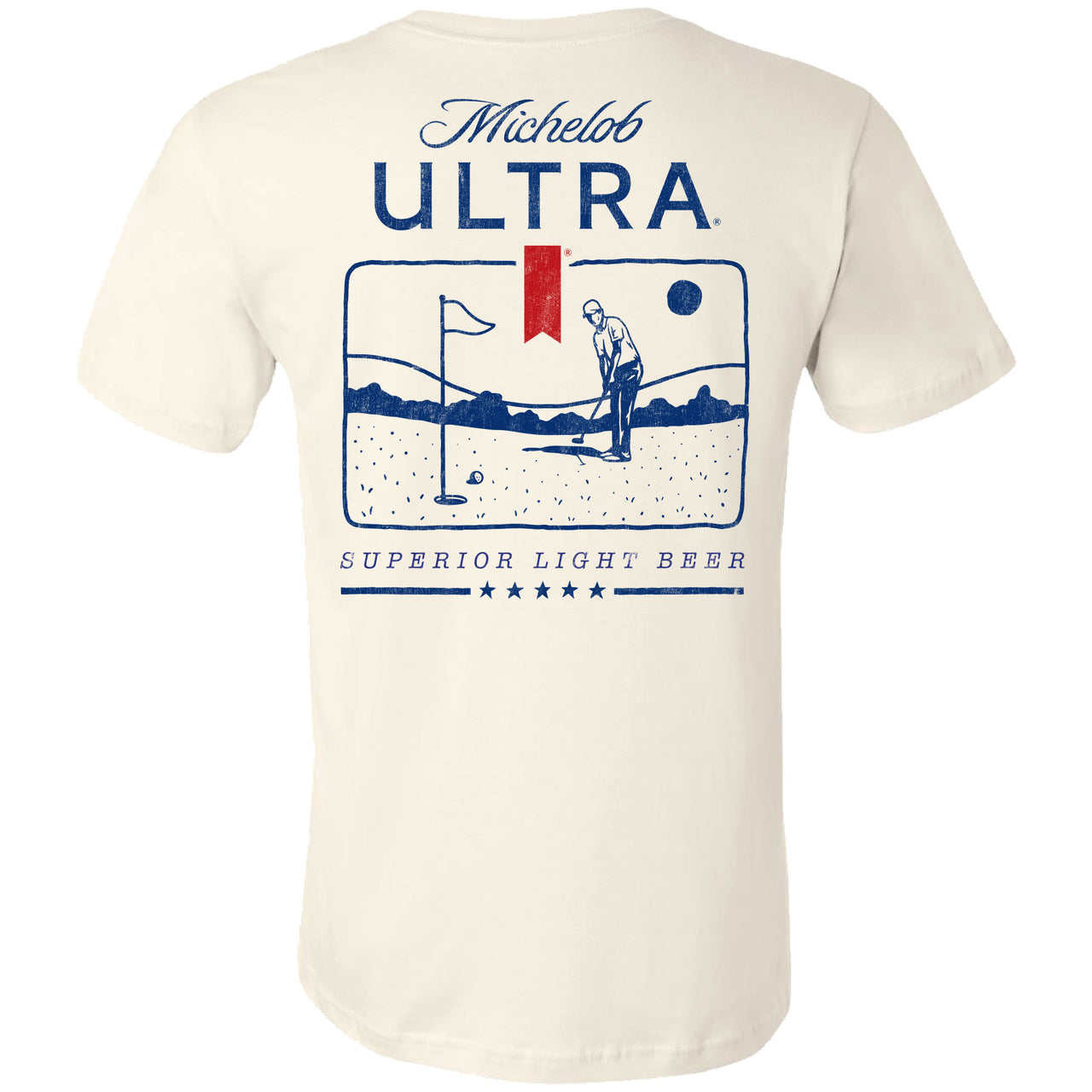 Michelob Ultra - Superior Putt design 2-sided - T-shirt