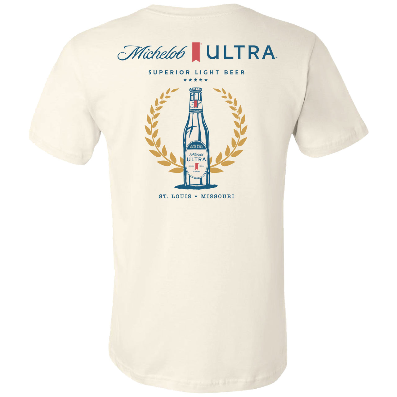 Michelob Ultra - Superior Light Beer 2-sided T-shirt