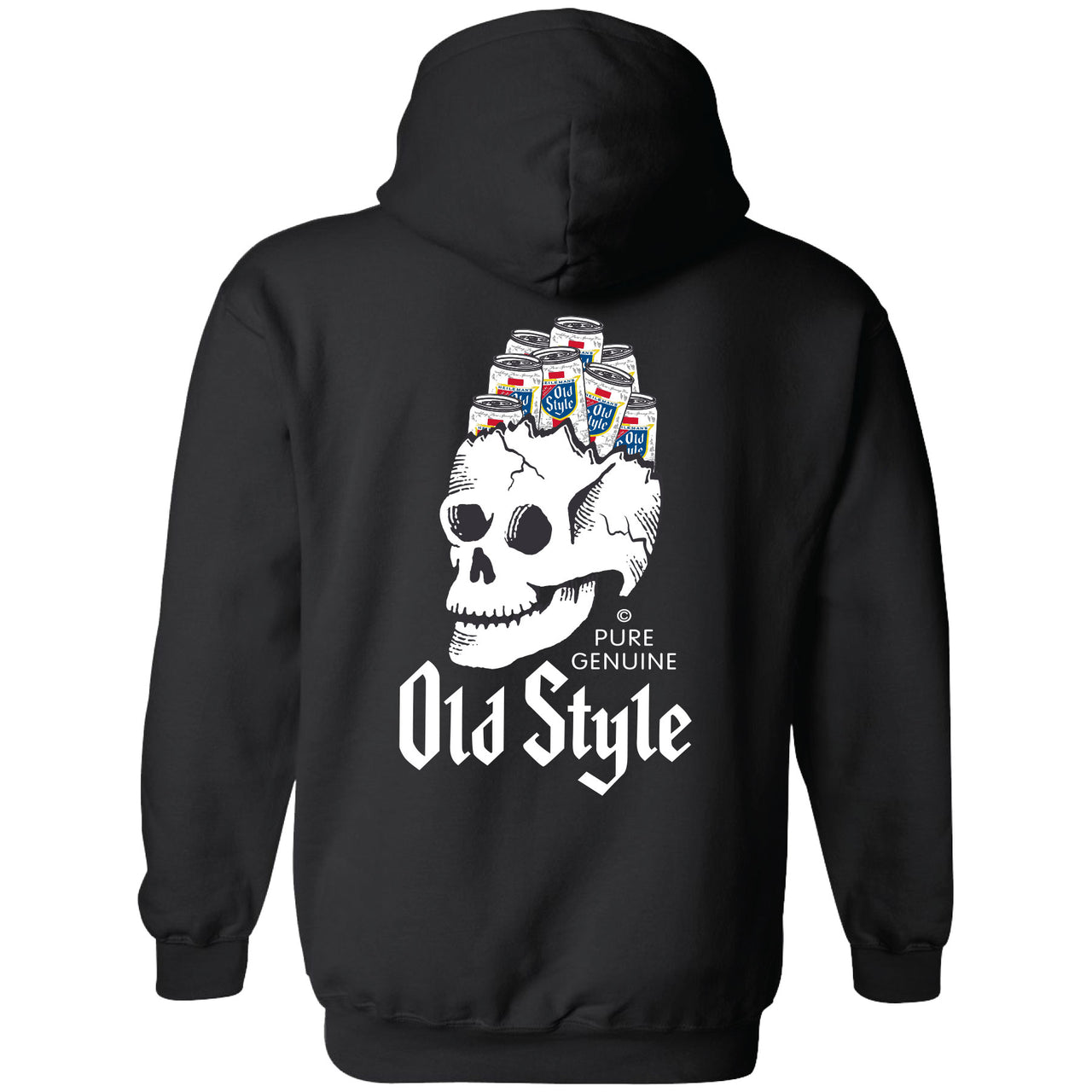 Old Style - Skull Cooler 2-sided Hoodie
