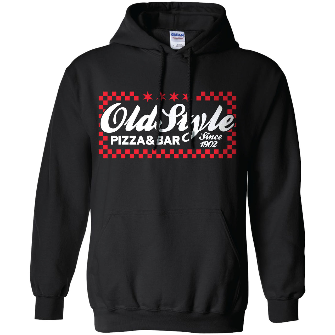 Old Style - Chicago Pizza Ad 2-sided Hoodie - V2
