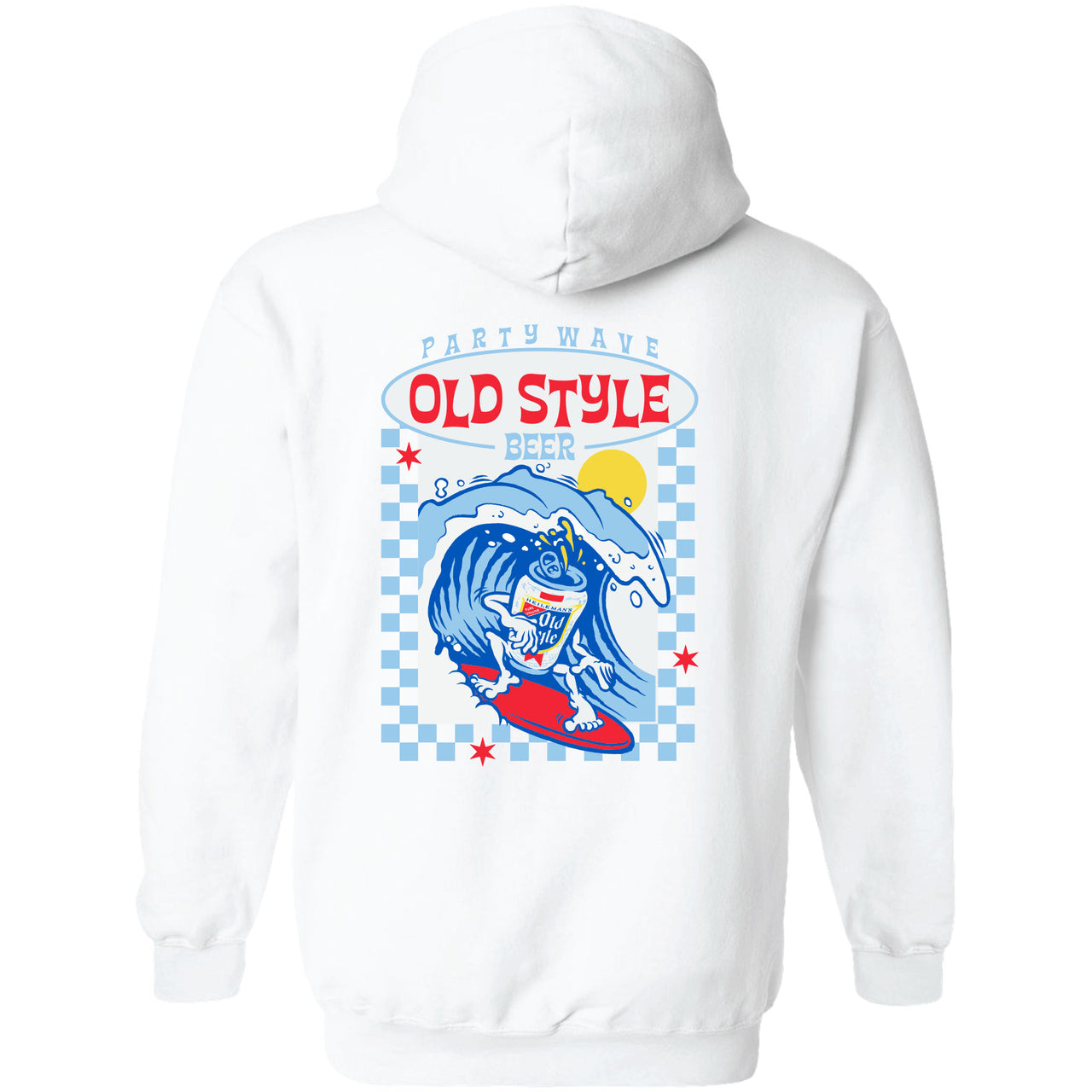 Old Style - Party Wave Vintage Ad 2-sided Hoodie