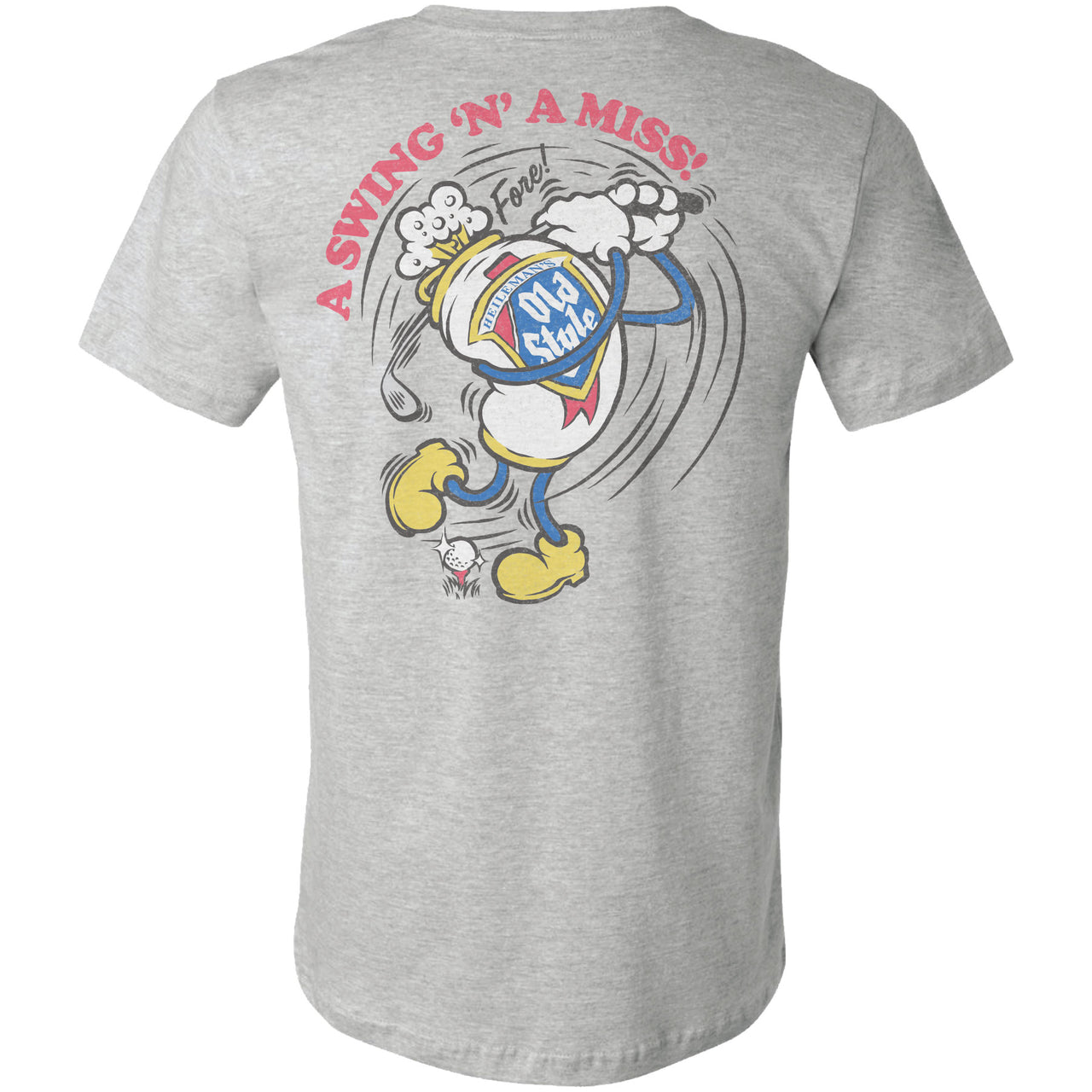 Old Style - Golf - A Swing 'N' A Miss! 2-sided T-shirt