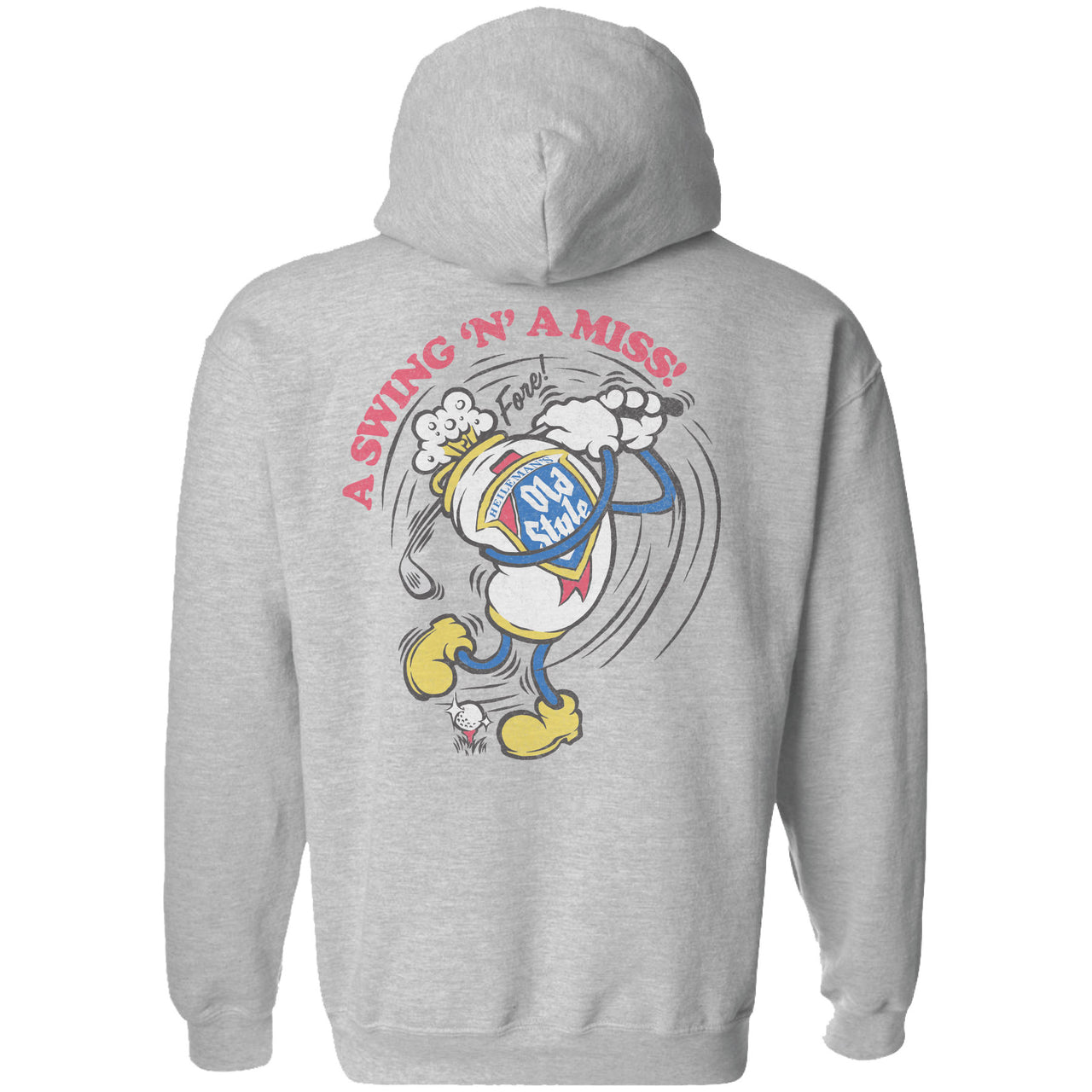 Old Style - Golf - A Swing 'N' A Miss! 2-sided Hoodie
