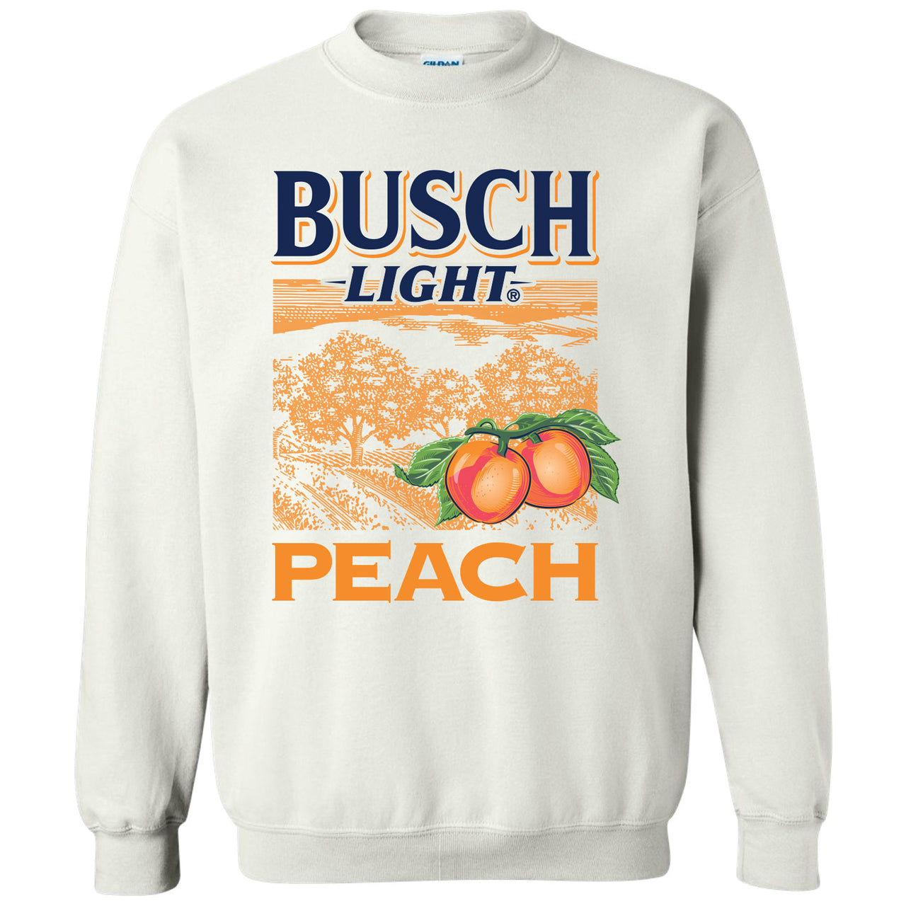 Busch Light - Busch Light Peach Scenic Crew Sweatshirt