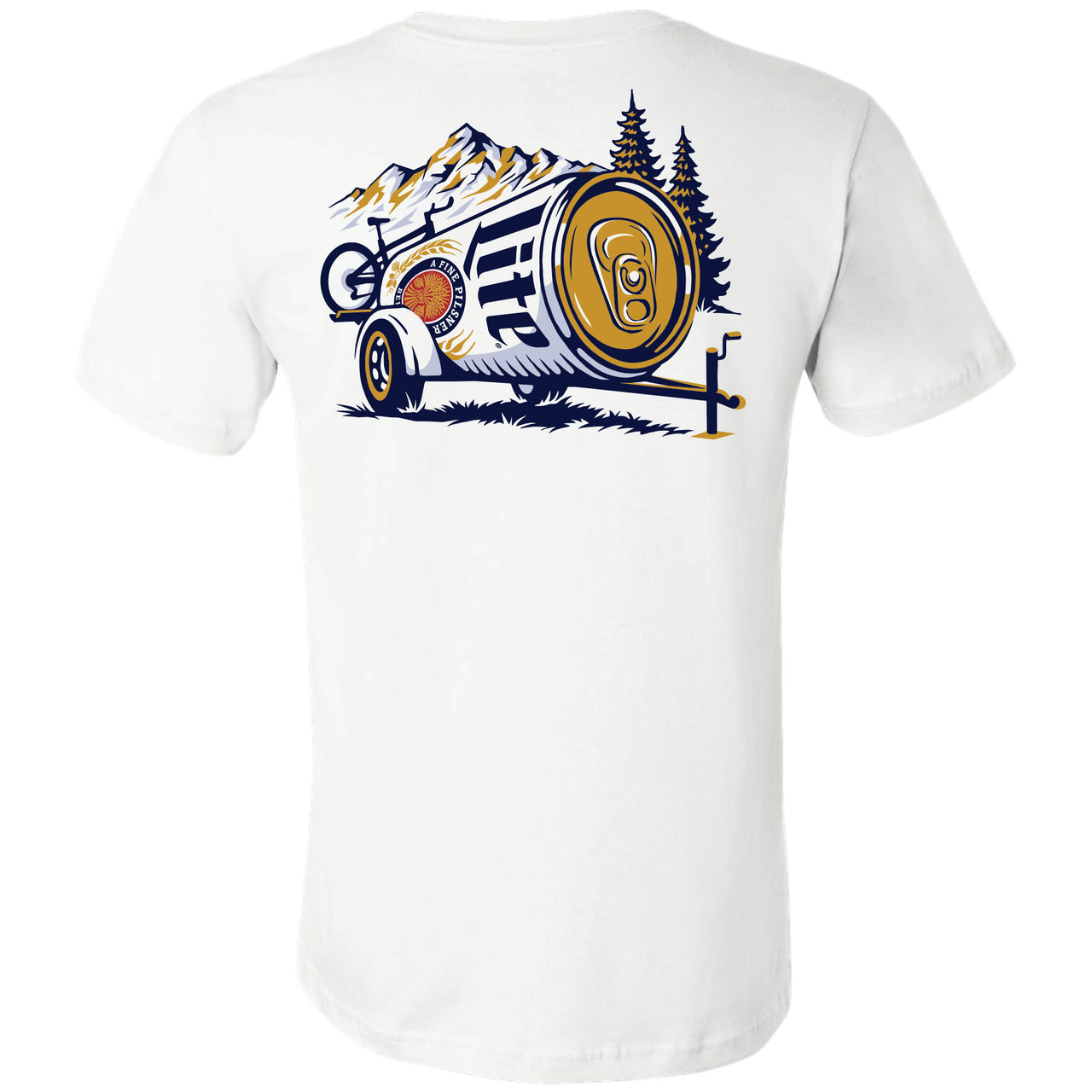 Miller Lite - Biking 2-sided T-shirt