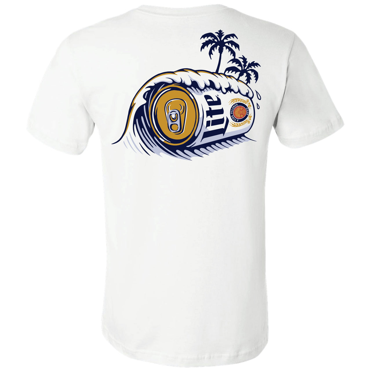 Miller Lite - Waves 2-sided T-shirt
