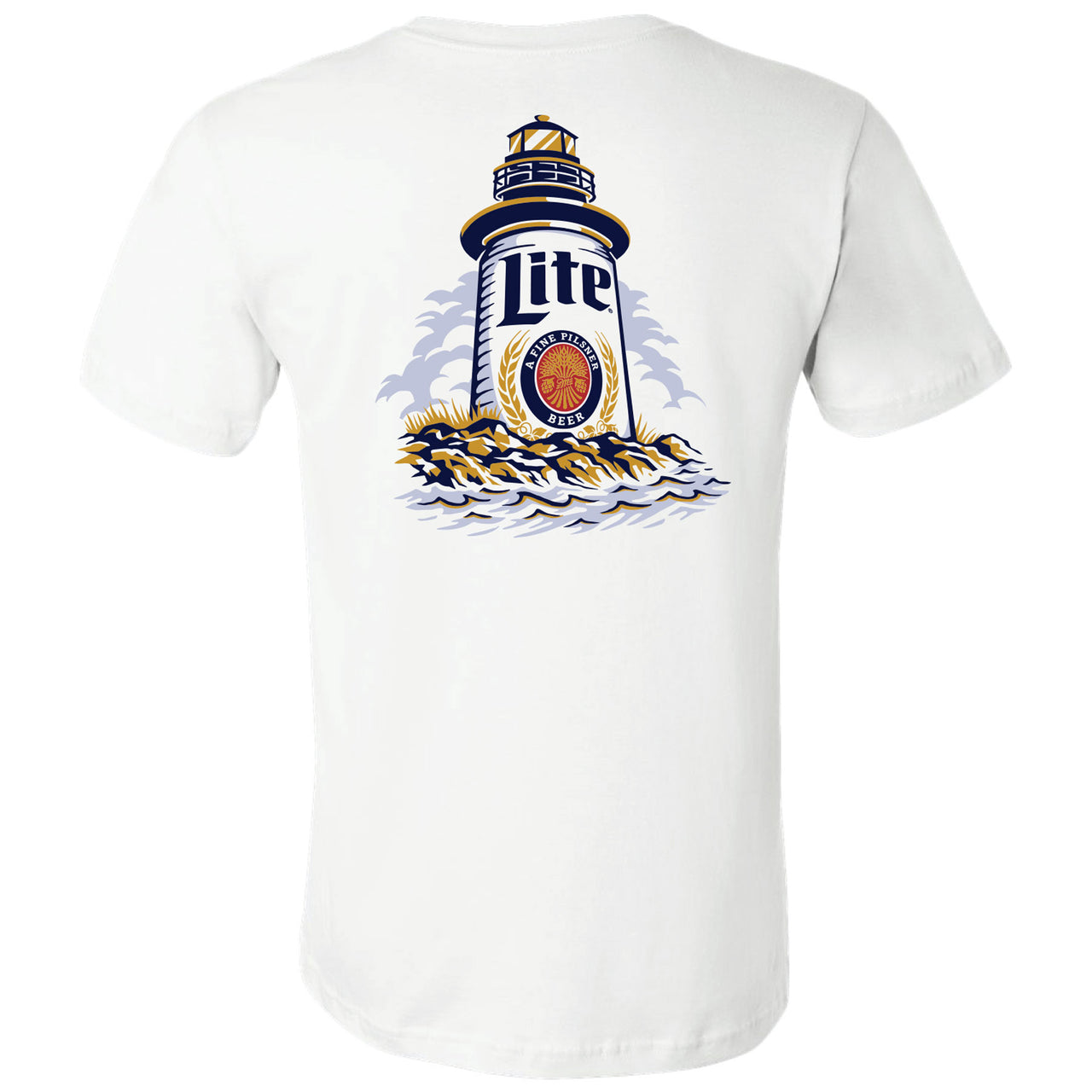 Miller Lite - Lighthouse 2-sided T-shirt