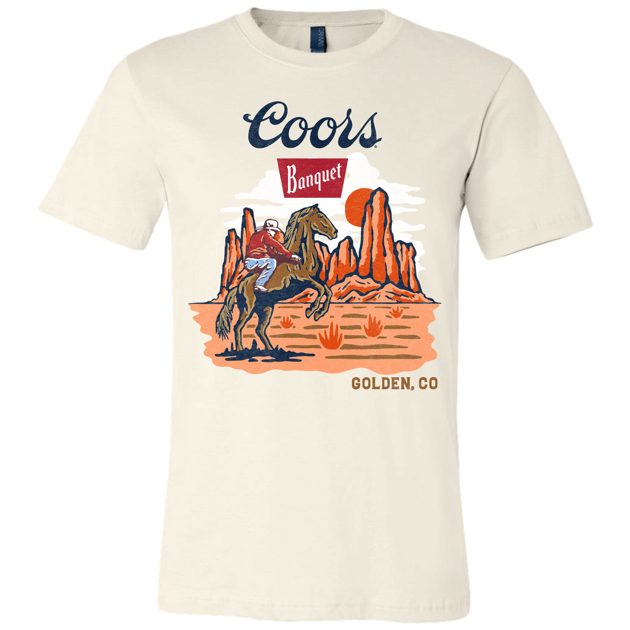 Coors Banquet - Rodeo Cowboy Butte T-shirt
