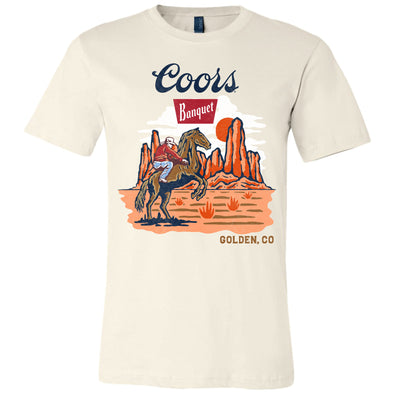 Coors Banquet Rodeo Cowboy Butte T-shirt
