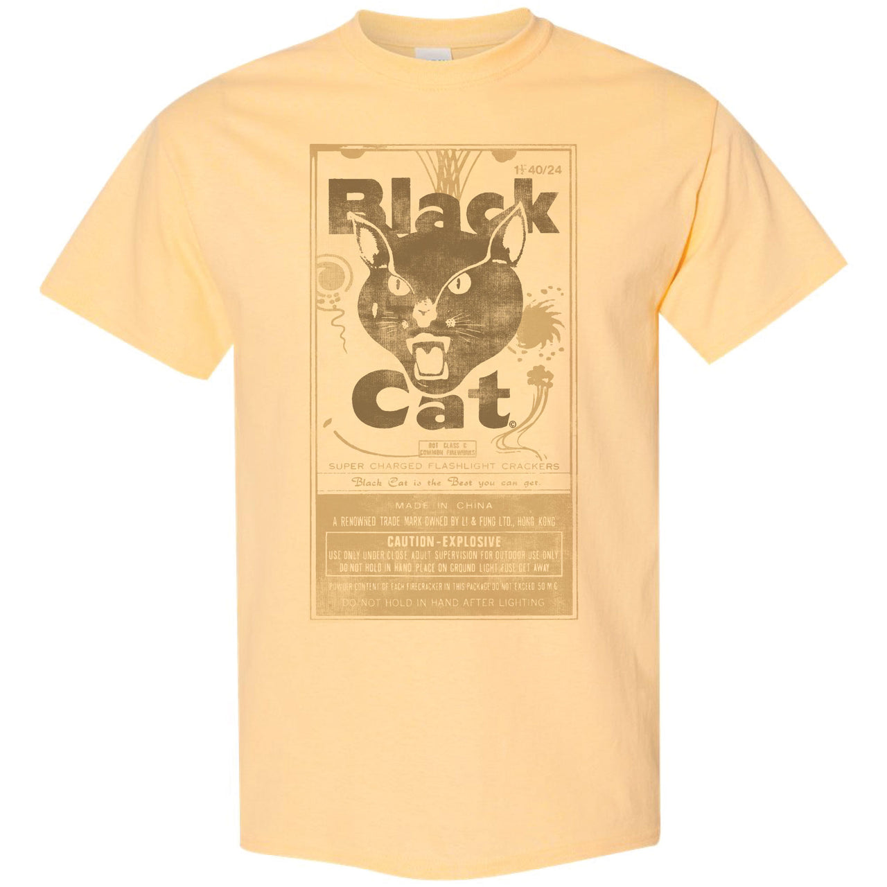 Black Cat - Firecracker T-shirt