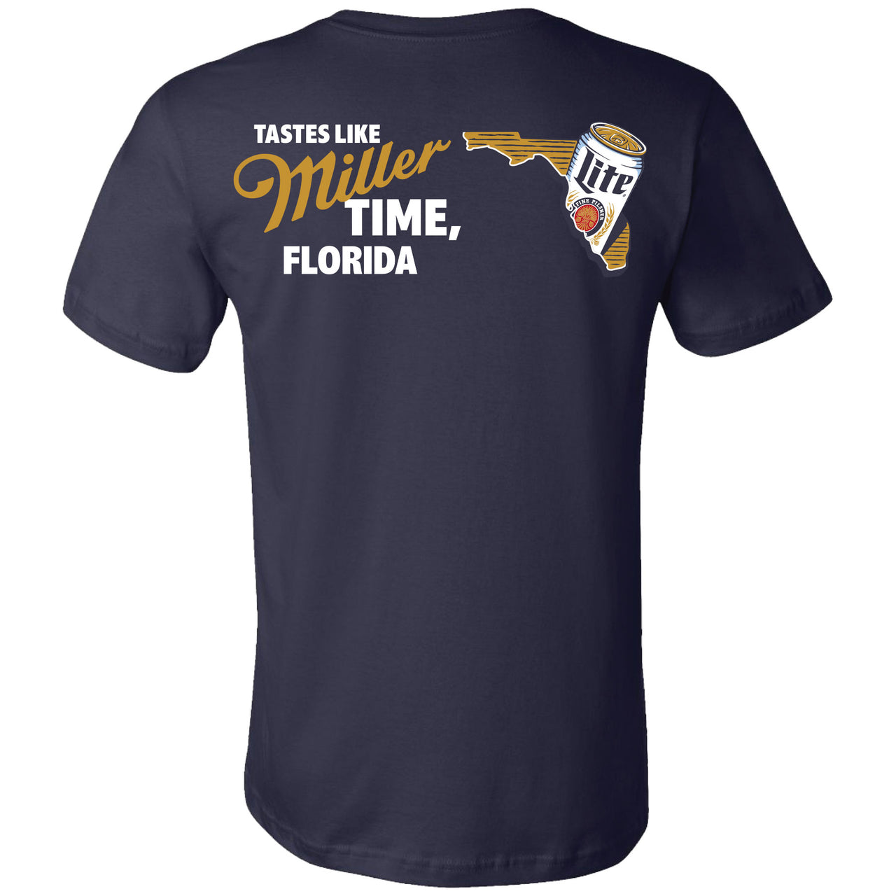 Miller Lite - Miller Time Florida 2-sided T-shirt
