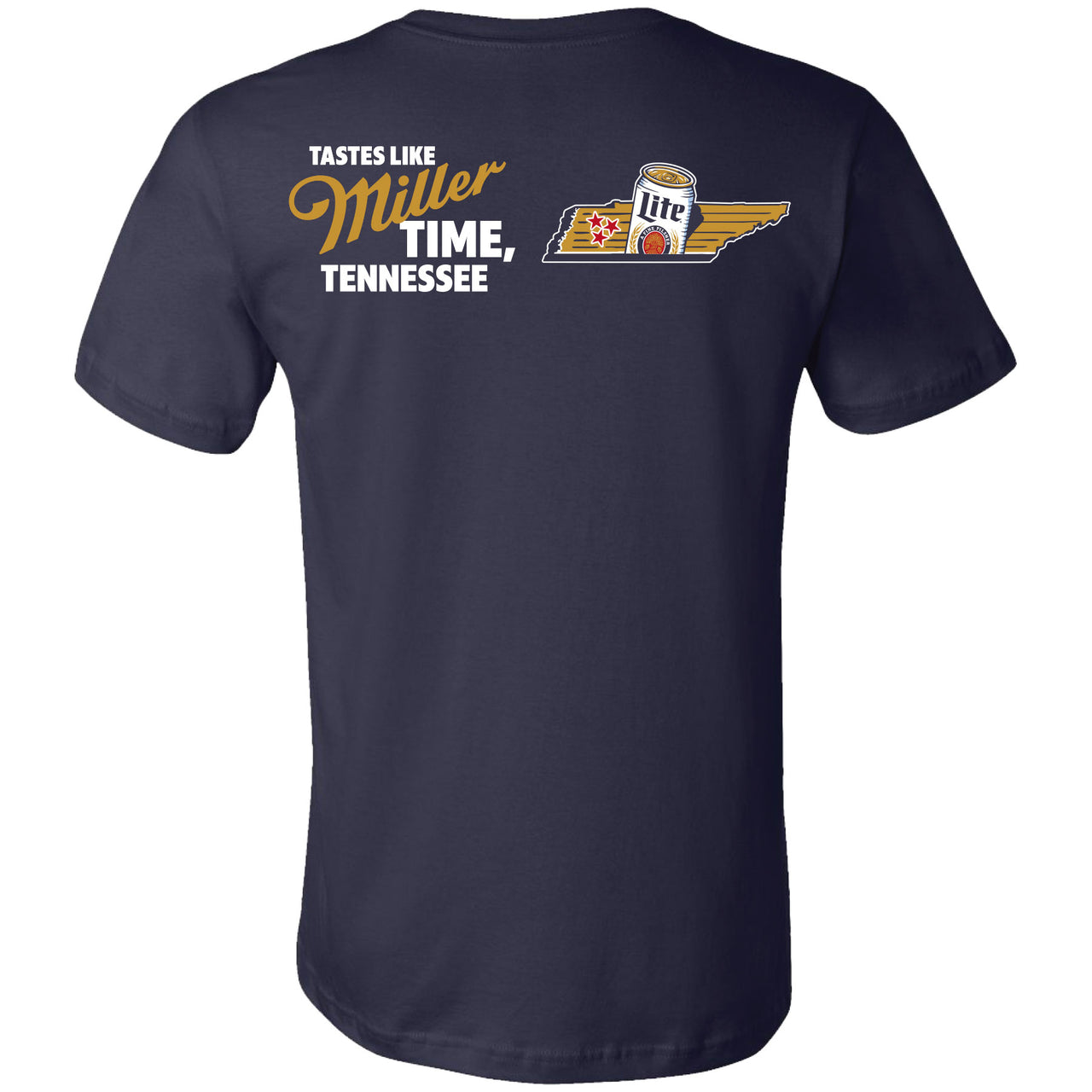 Miller Lite - Miller Time Tennessee 2-sided T-shirt