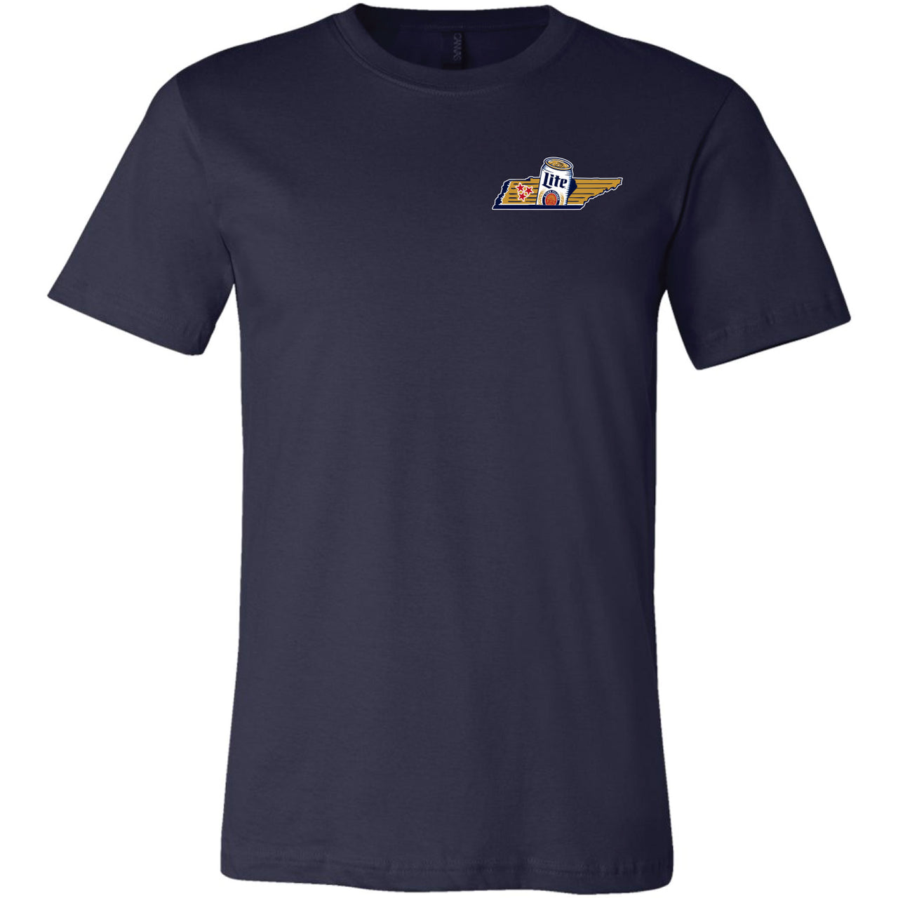 Miller Lite - Miller Time Tennessee 2-sided T-shirt
