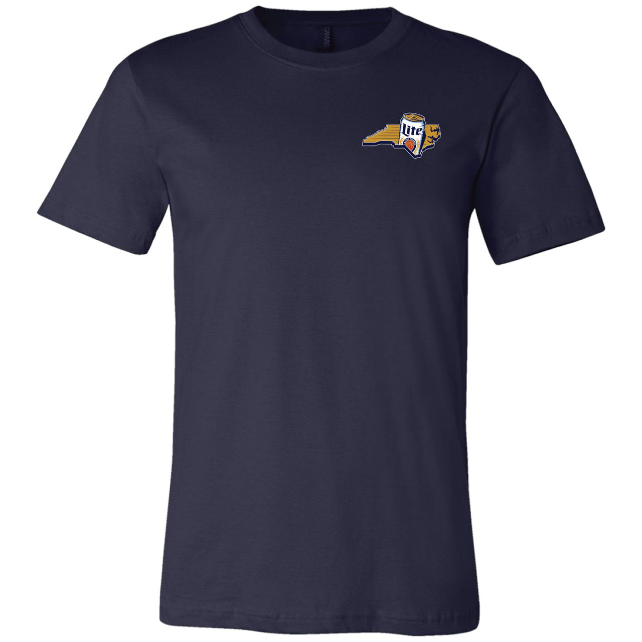 Miller Lite - Miller Time North Carolina 2-sided T-shirt