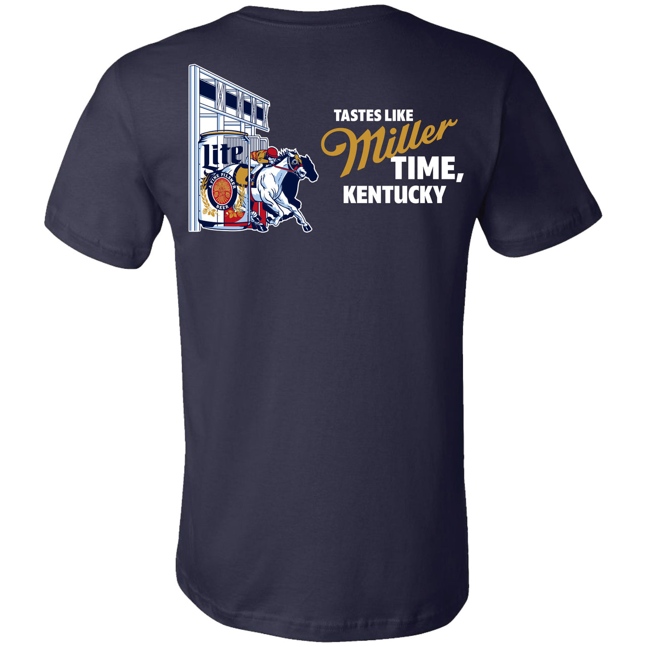 Miller Lite - Miller Time Kentucky 2-sided T-shirt