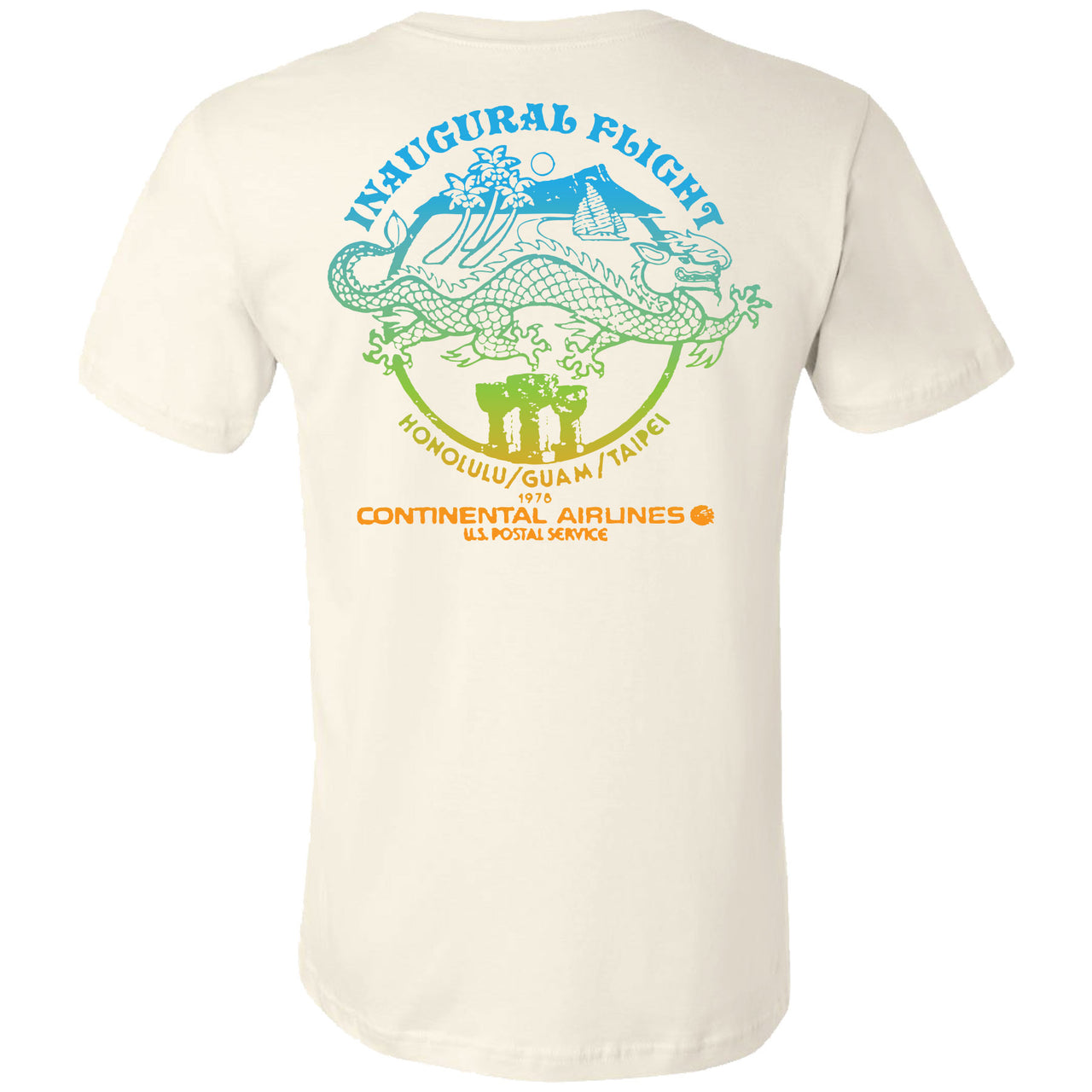 USPS - Air Mail Guam Cancellation Stamp 2-sided T-shirt