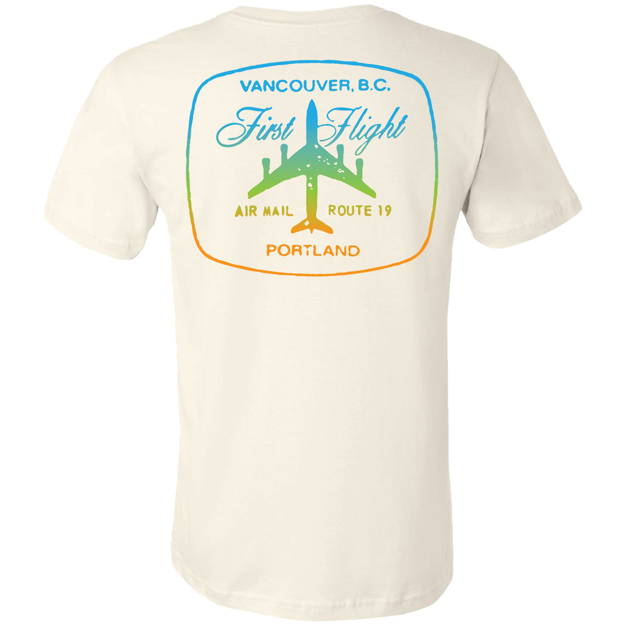 USPS - Air Mail Vancouver Cancellation Stamp 2-sided T-shirt