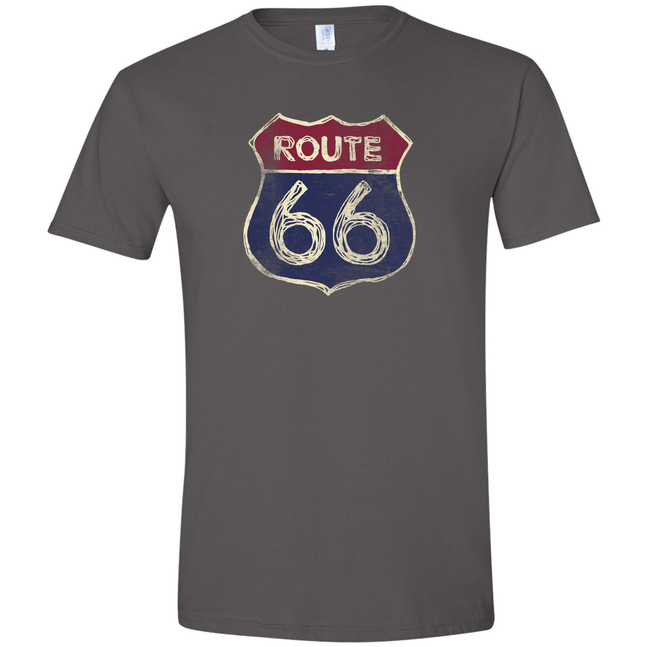 Route 66 - Variation Sketch Logo T-shirt