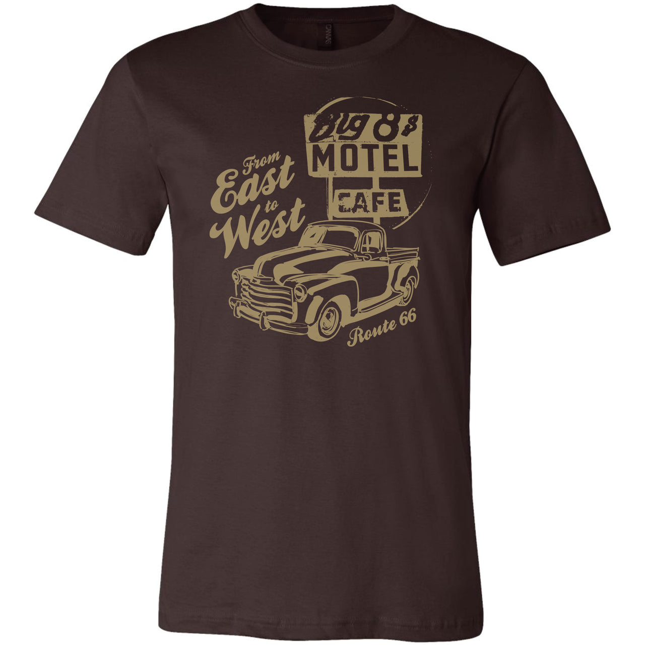Route 66 - Big 8 Motel T-shirt