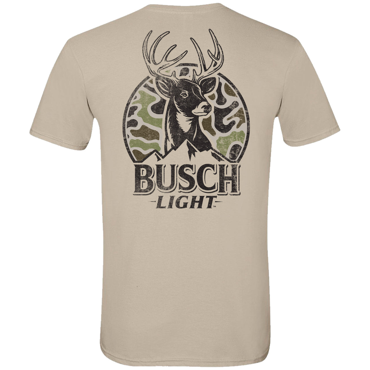 Busch Light - 2024 Can Camo - Buck Version 2-sided T-shirt