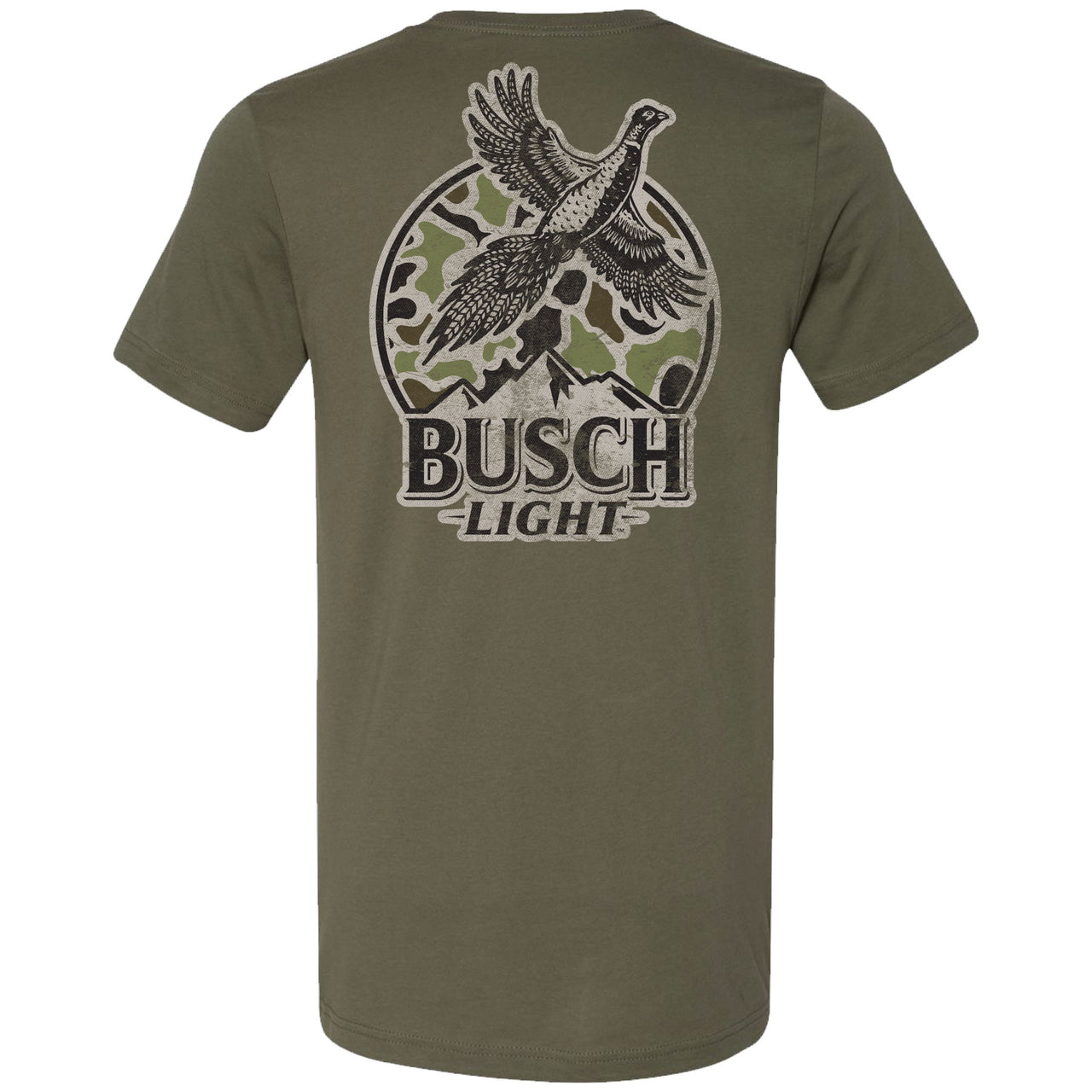 Busch Light - 2024 Can Camo - Pheasant Version 2-sided T-shirt