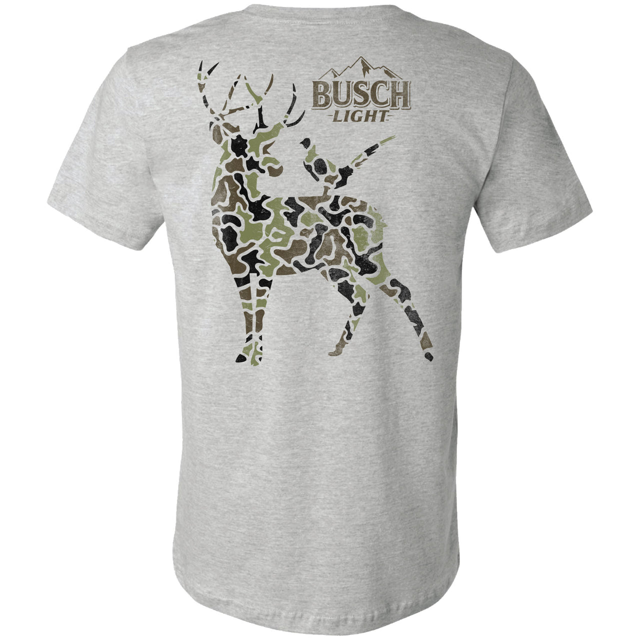 Busch Light - 2024 Can Camo Deer and Pheasant 2-sided T-shirt