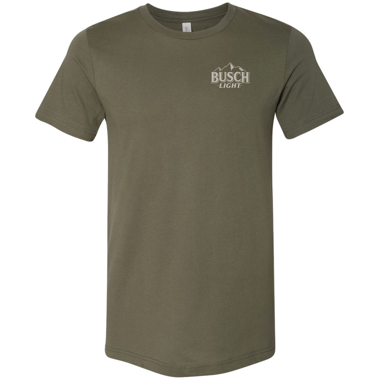 Busch Light - 2024 Can Camo Wildlife Buck Scene 2-sided T-shirt