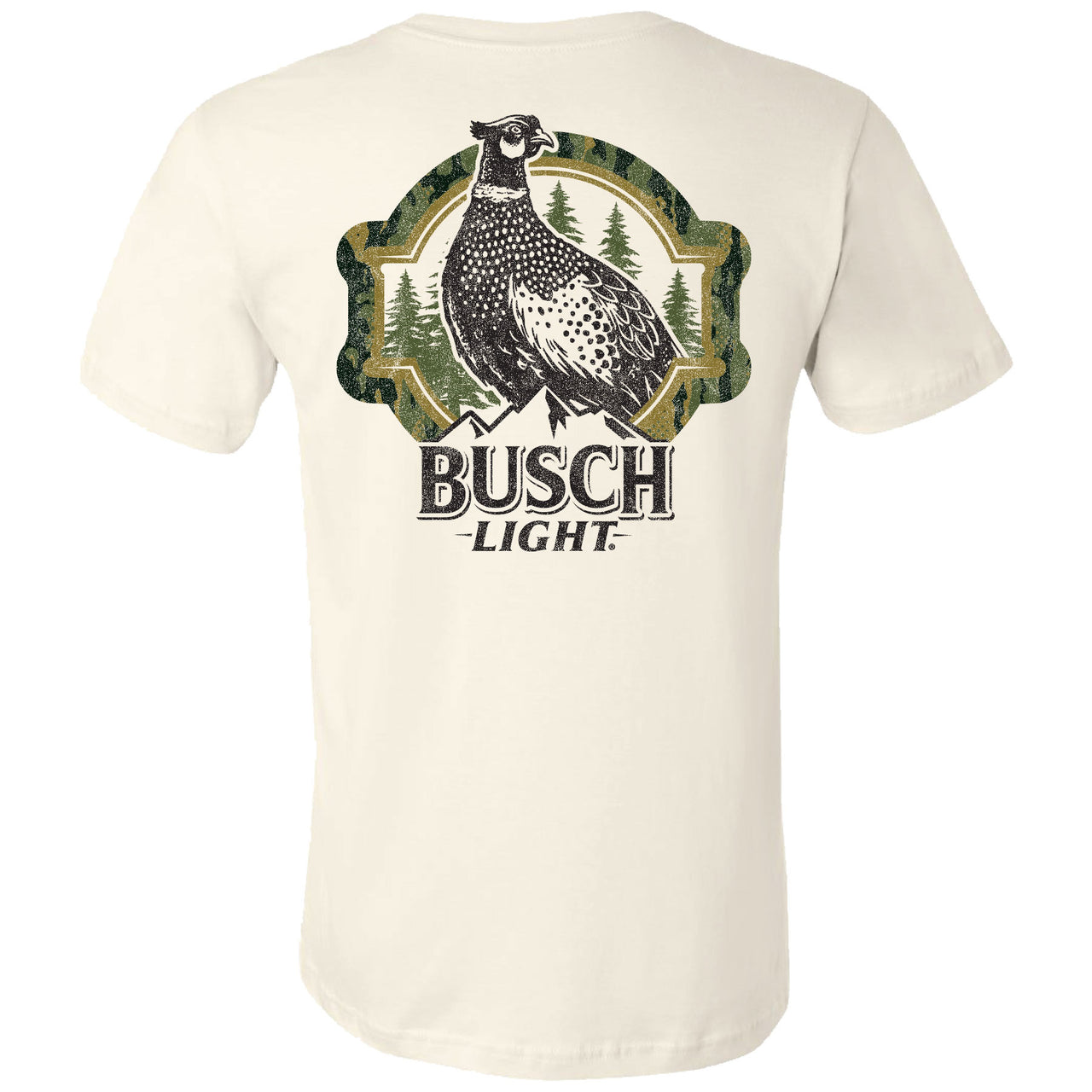 Busch Light - Hunting - 2025 Can Camo Pheasant Frame 2-sided T-shirt