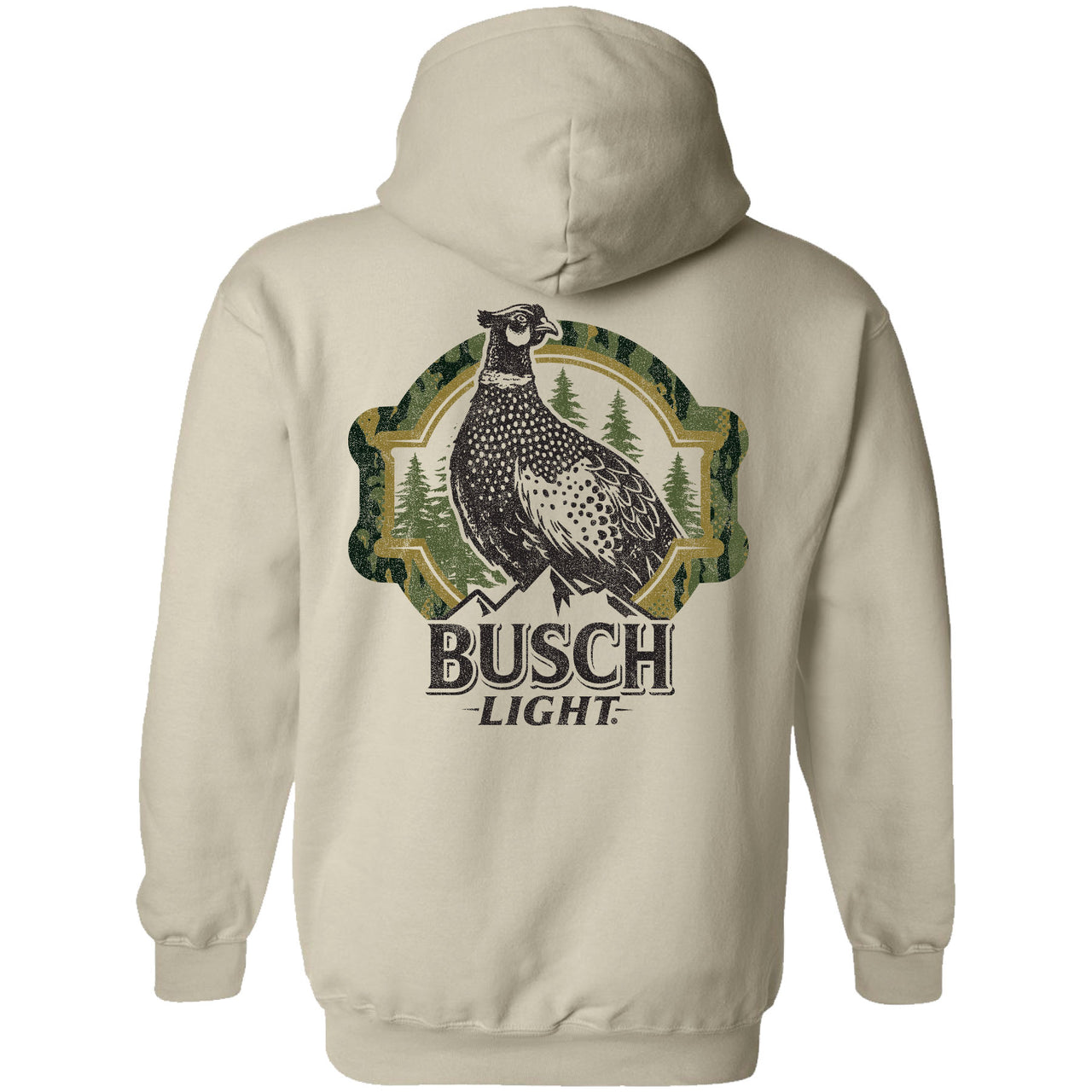 Busch Light - Hunting - 2025 Can Camo Pheasant Frame 2-sided Hoodie