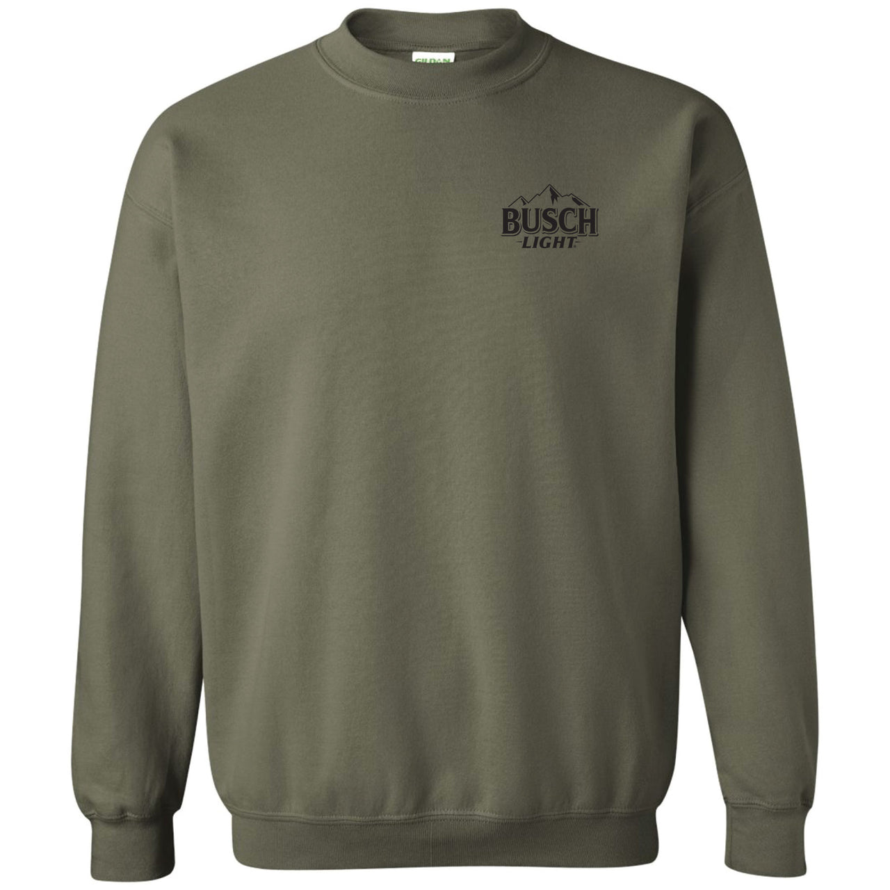 Busch Light - Hunting - 2025 Can Camo Buck Circle 2-sided Crew Sweatshirt - V2