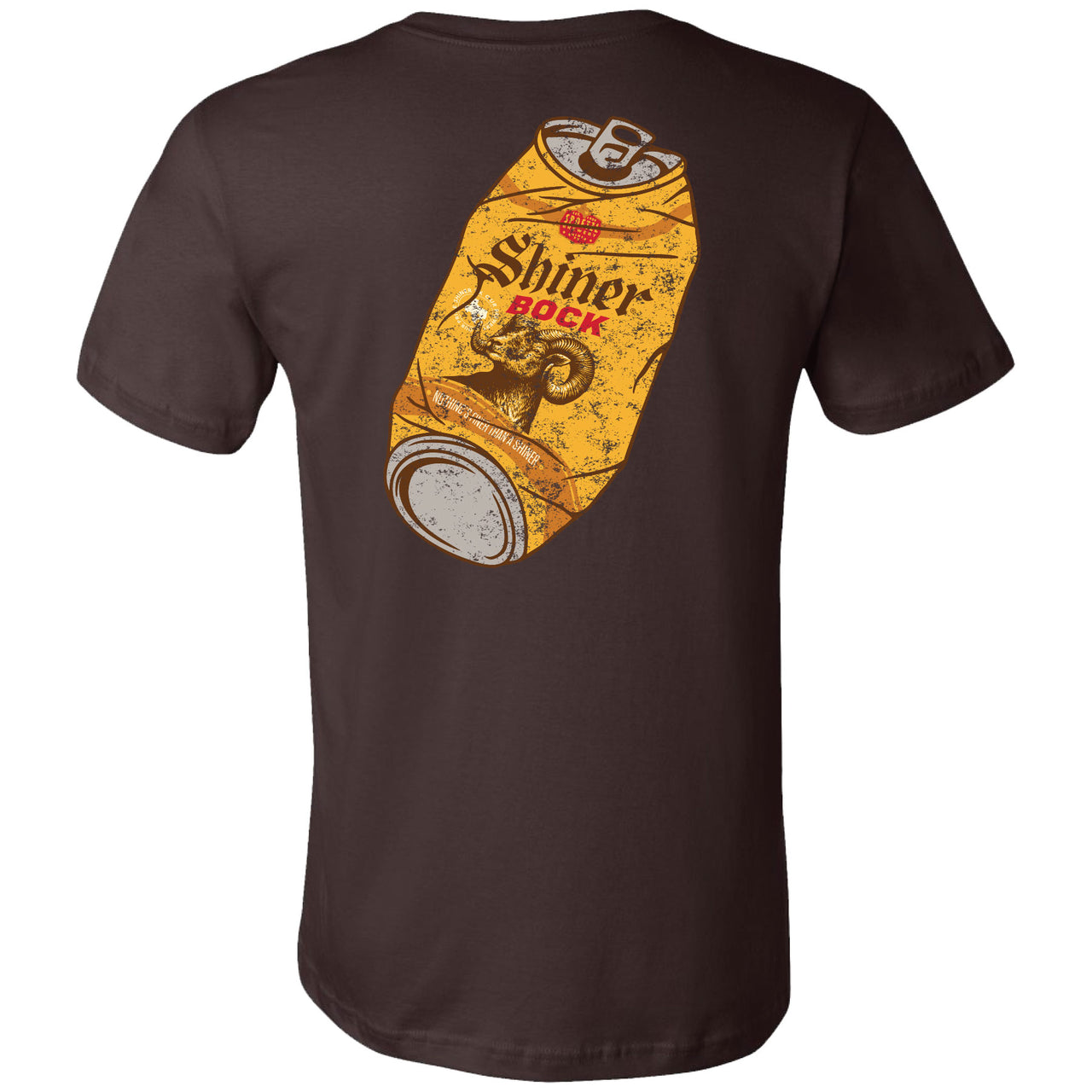 Shiner Bock - Crushed Can 2-sided T-shirt
