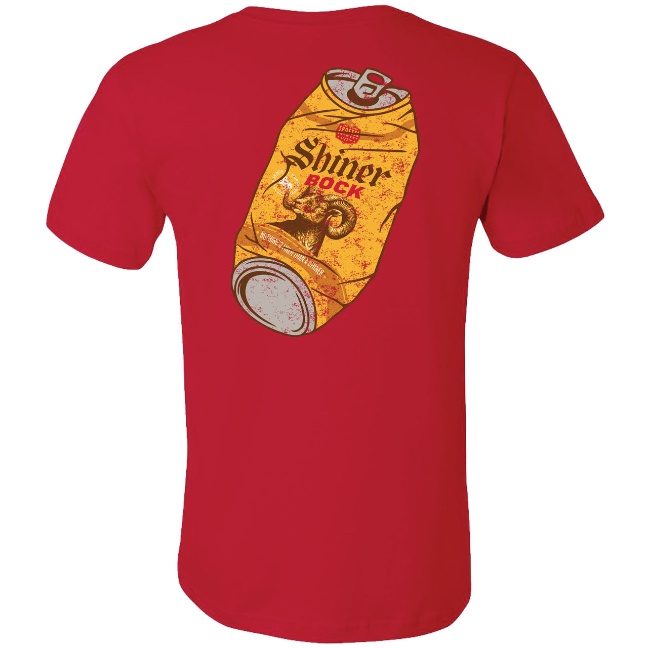 Shiner Bock - Crushed Can 2-sided T-shirt