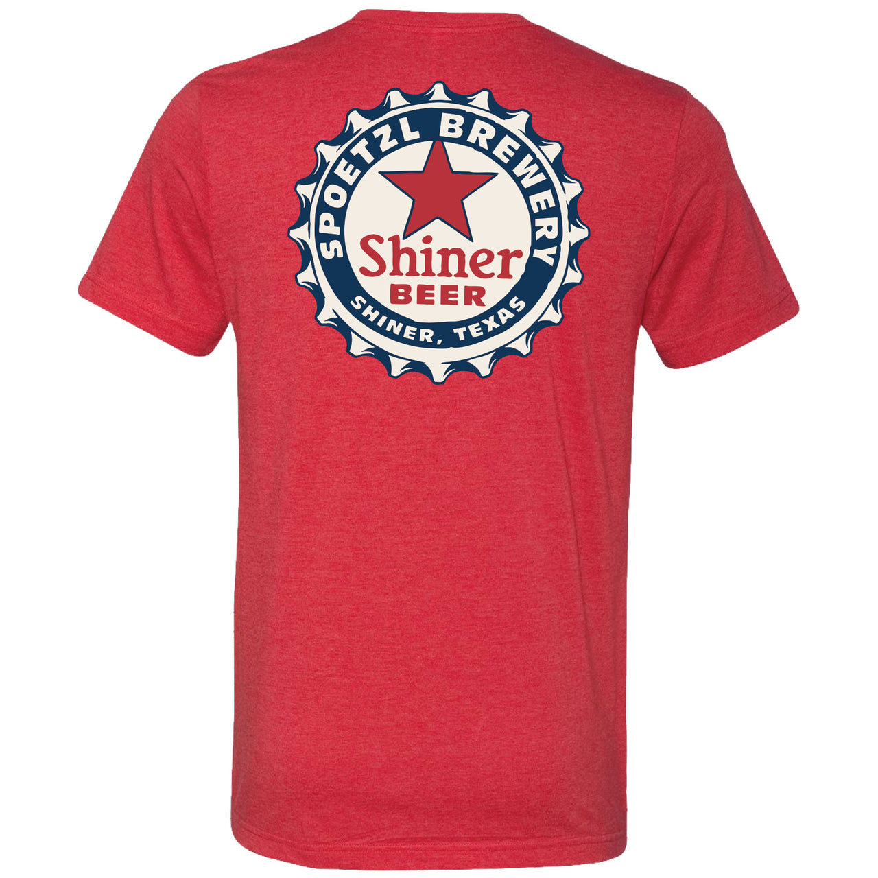 Shiner Bock - Bottle Cap 2-sided T-shirt