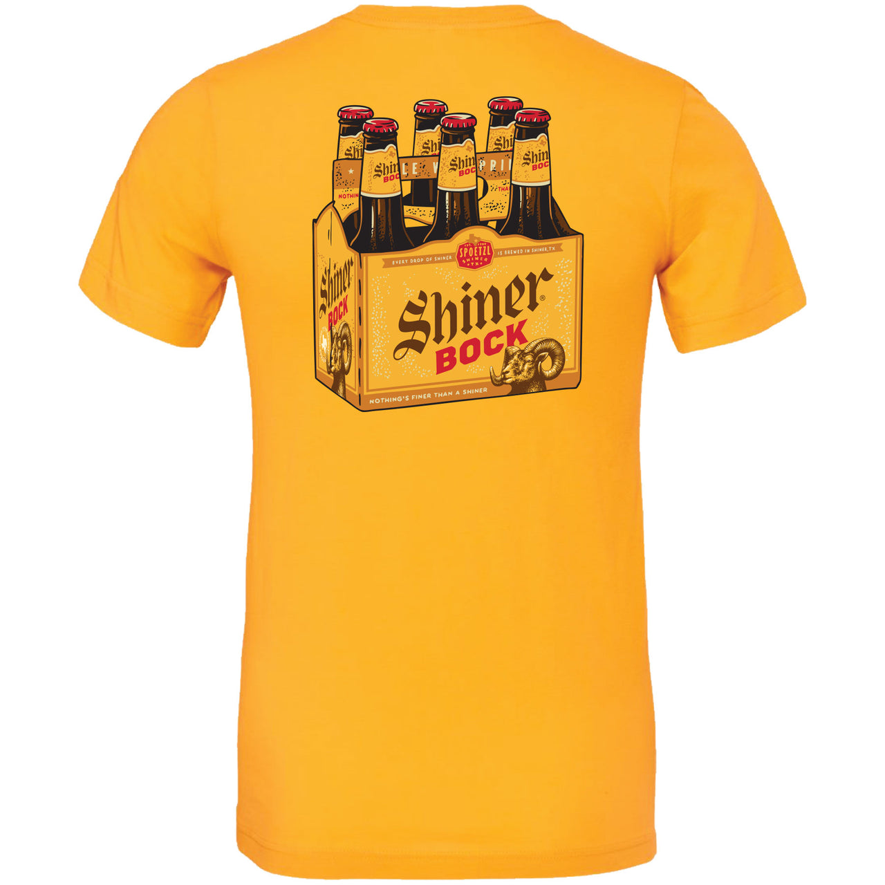 Shiner Bock - 6-pack 2-sided T-shirt