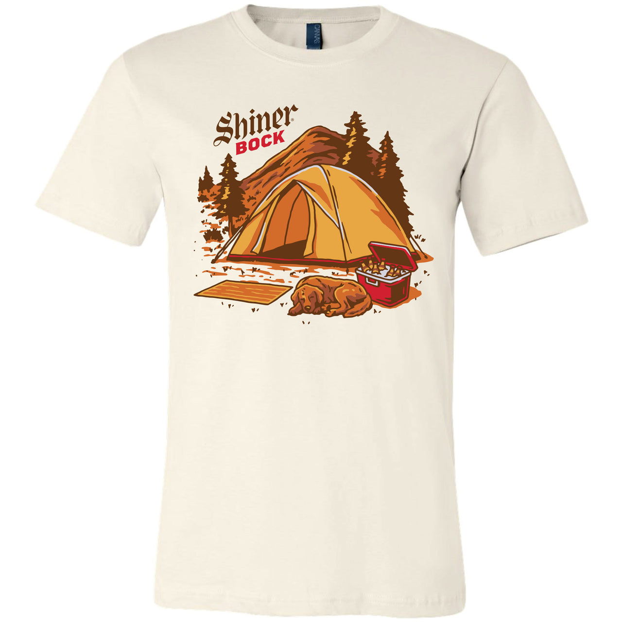 Shiner Bock - Camp Scene T-shirt